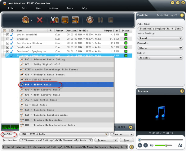 flac to m4a converter mac