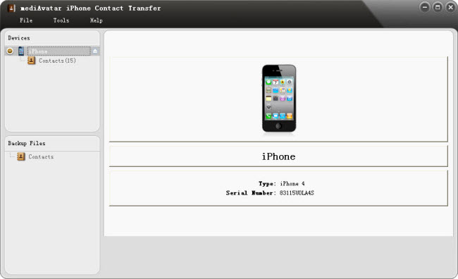 iPhone contacts backup softare