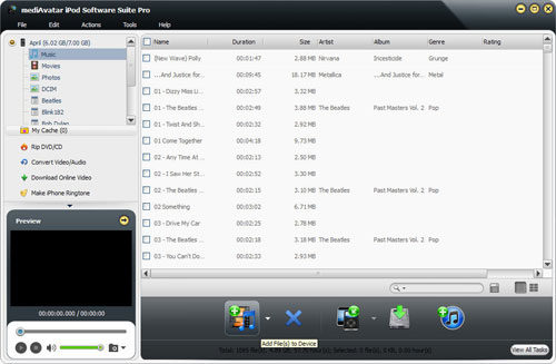 How to transfer iPod files