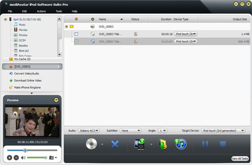 How to transfer DVD to iPod