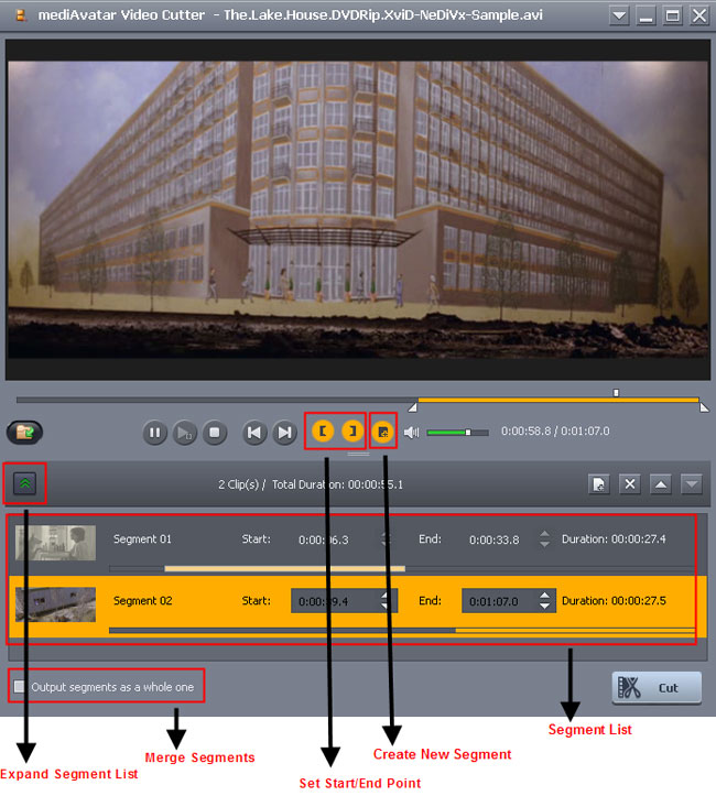 how to cut avi video