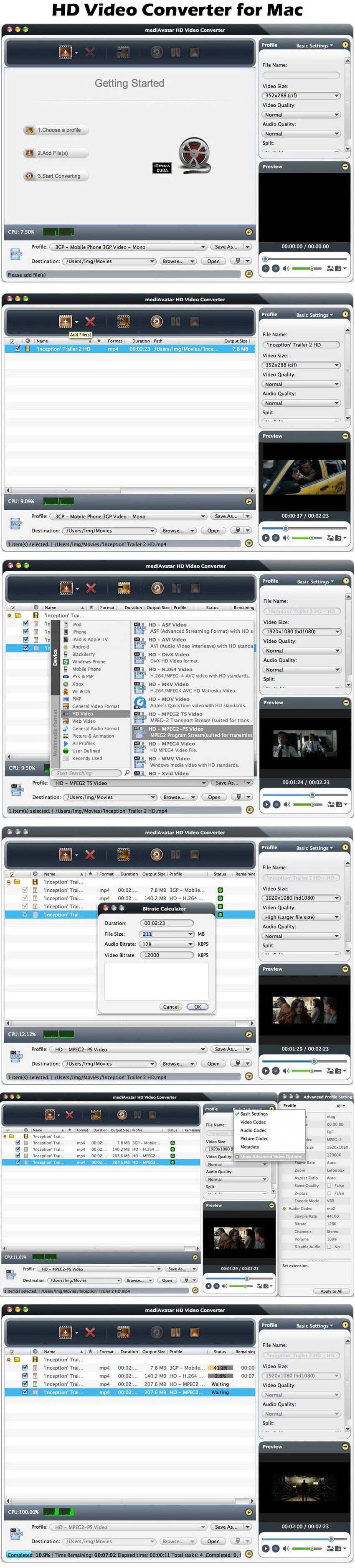HD Video Converter Mac